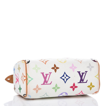 Louis Vuitton Monogram Multicolor Mini Sac HL Speedy White 4 of 9
