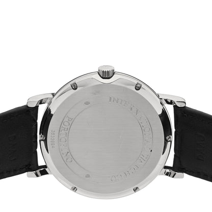 IWC Stainless Steel Alligator 39mm Portofino Automatic Watch Black IW356308 4 of 4
