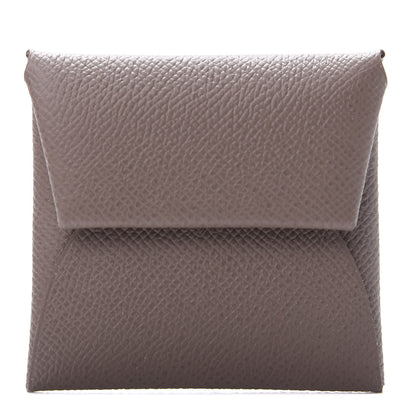 Hermes Epsom Bastia Verso Coin Purse Gris Etain Vert Criquet 1 of 9