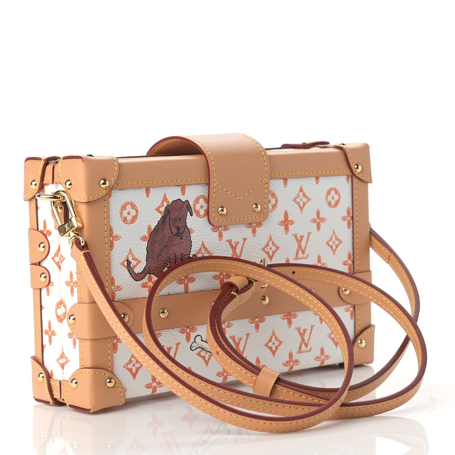 Louis Vuitton Catogram Petite Malle White 3 of 9