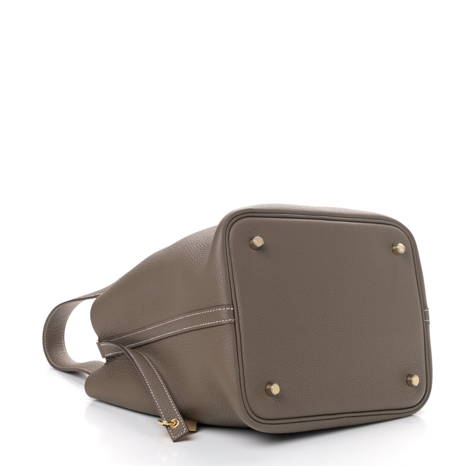 Hermes Taurillon Clemence Picotin Lock 22 MM Etoupe 3 of 4
