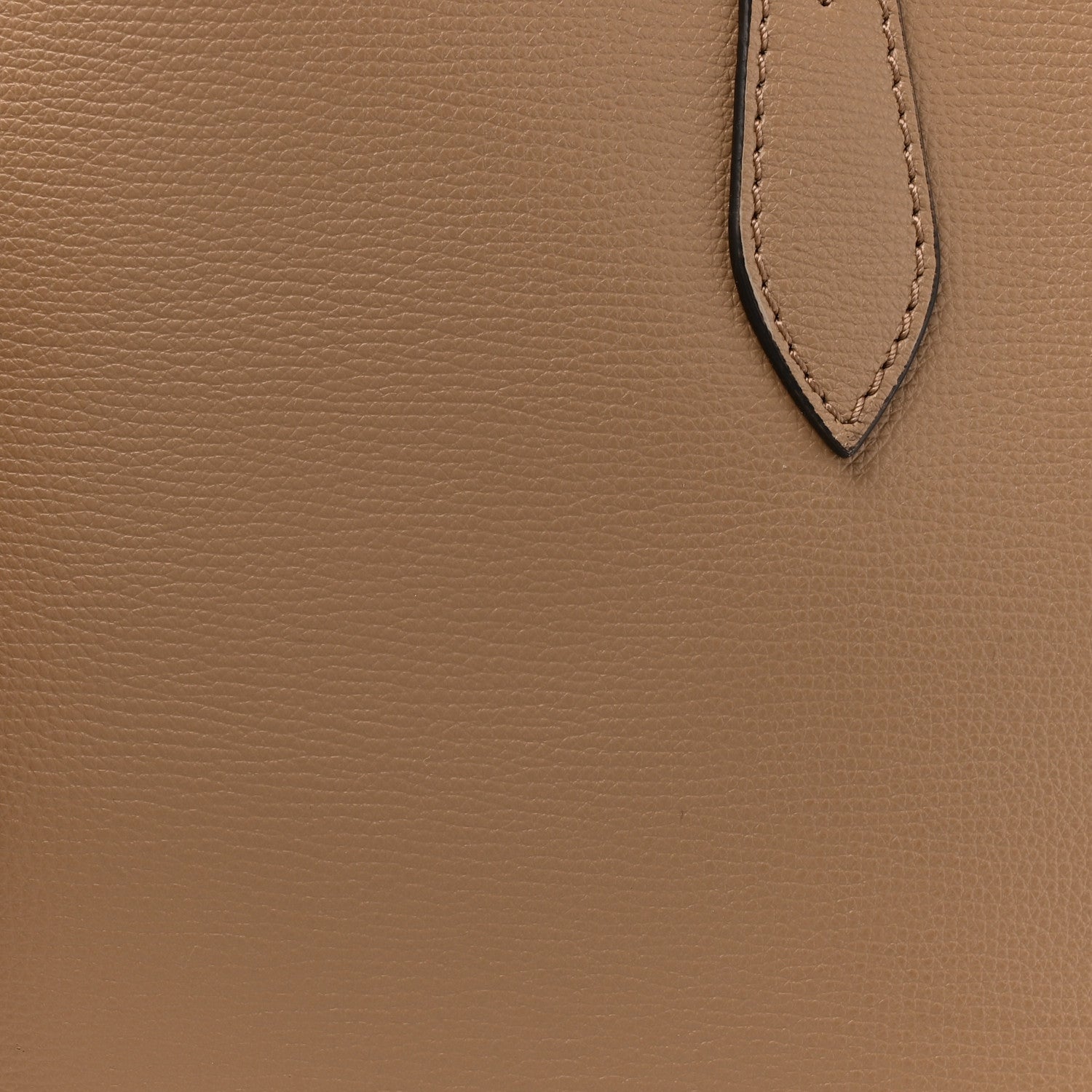 Burberry Grainy Calfskin Haymarket Check Medium Reversible Tote Camel 12 of 21