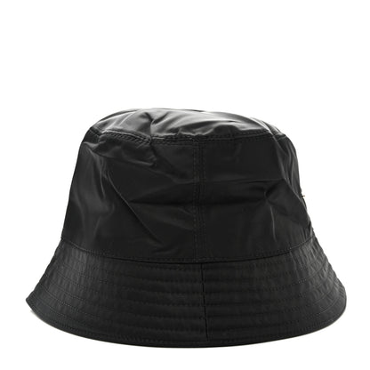 Prada Re-Nylon Metal Triangle Logo Mens Bucket Hat XXL Black 5 of 8
