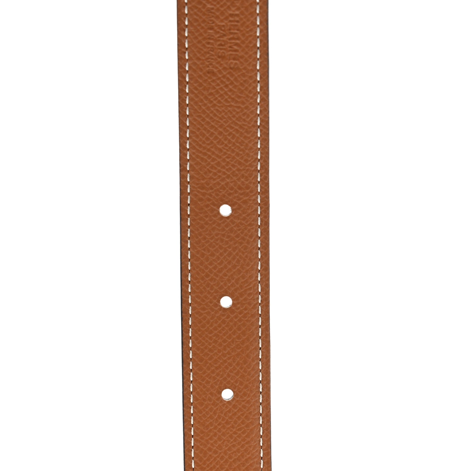 Hermes Swift Epsom 24mm Mini H Belt 75 Black Gold 4 of 5