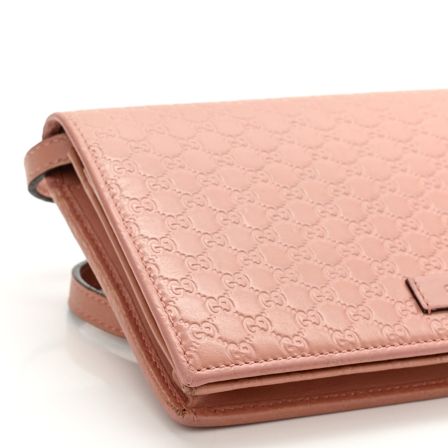 Microguccissima Crossbody Wallet Soft Pink