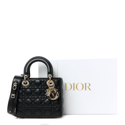 Christian Dior Lambskin Cannage Small My ABCDior Lady Dior Black 11 of 11