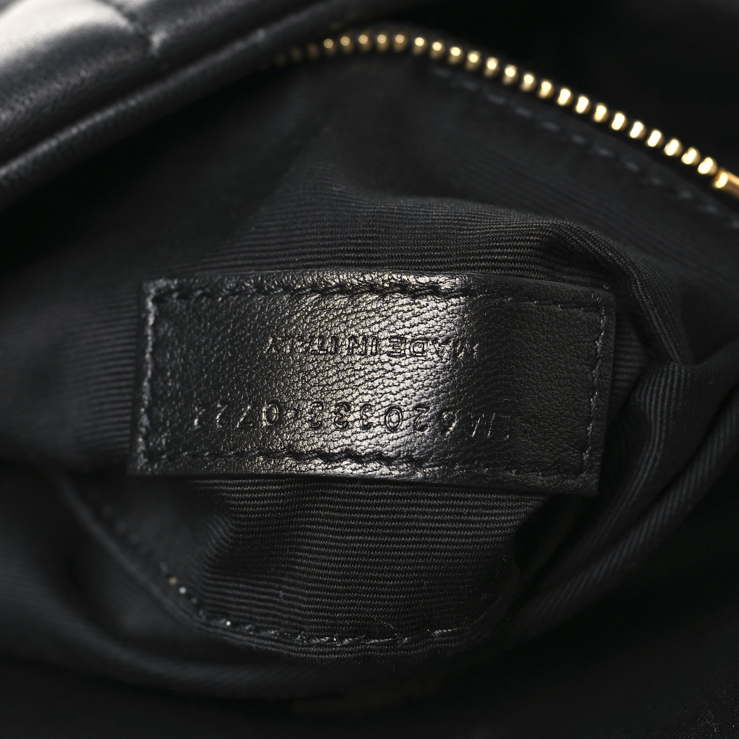 Saint Laurent Lambskin Quilted Toy Loulou Puffer Monogram Chain Satchel Black 8 of 12