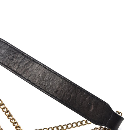 Lanvin Lambskin Quilted Medium Sugar Flap Shoulder Bag Black 9 of 14