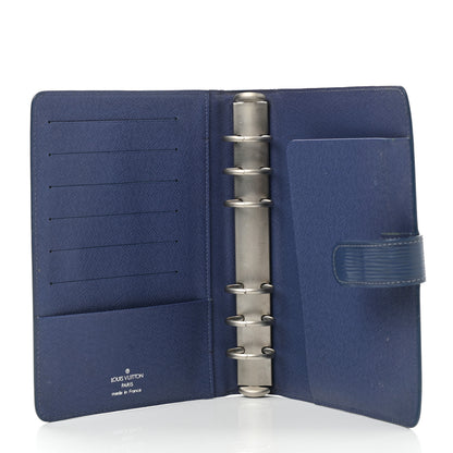 Louis Vuitton Epi Medium Ring Agenda Cover Myrtille 5 of 11