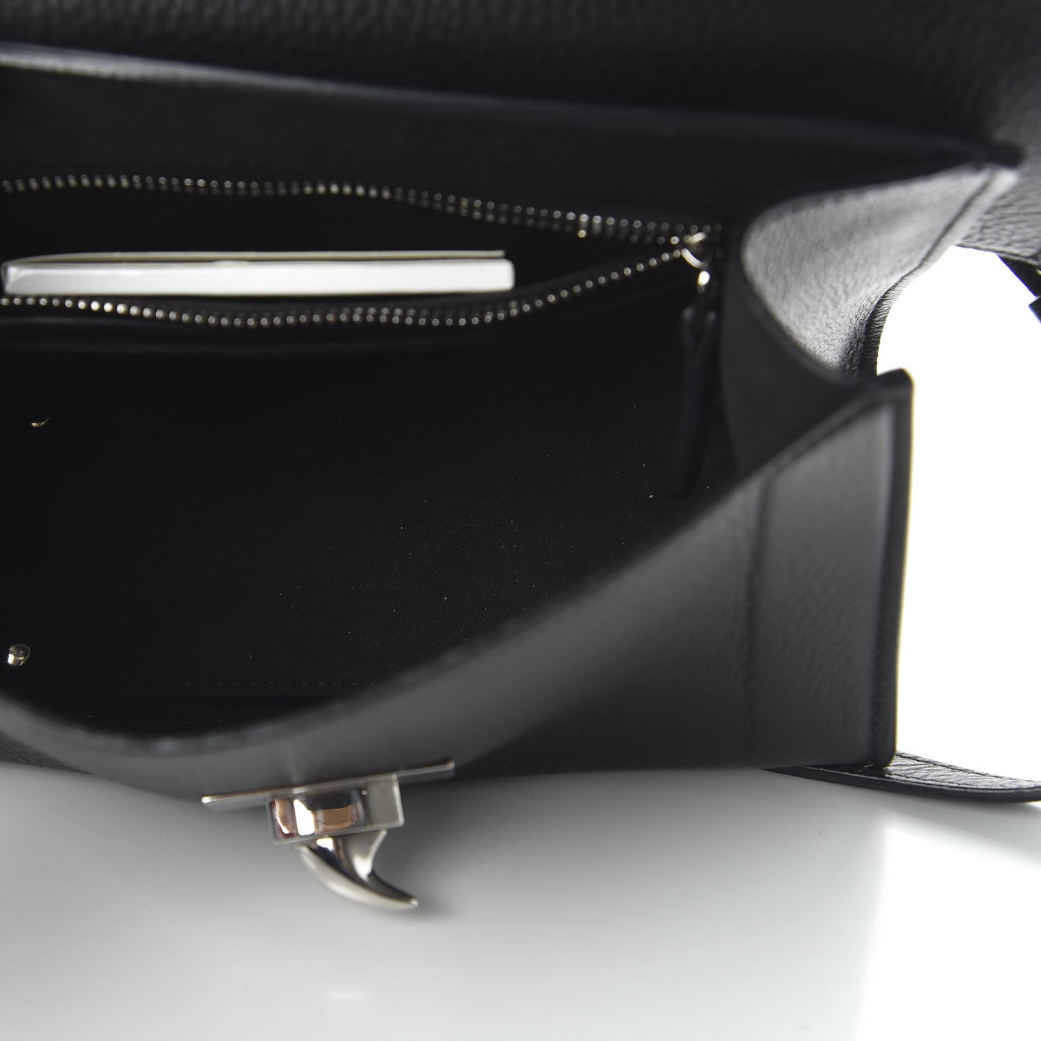 Givenchy Grained Calfskin Mini Shark Lock Satchel Black 5 of 9