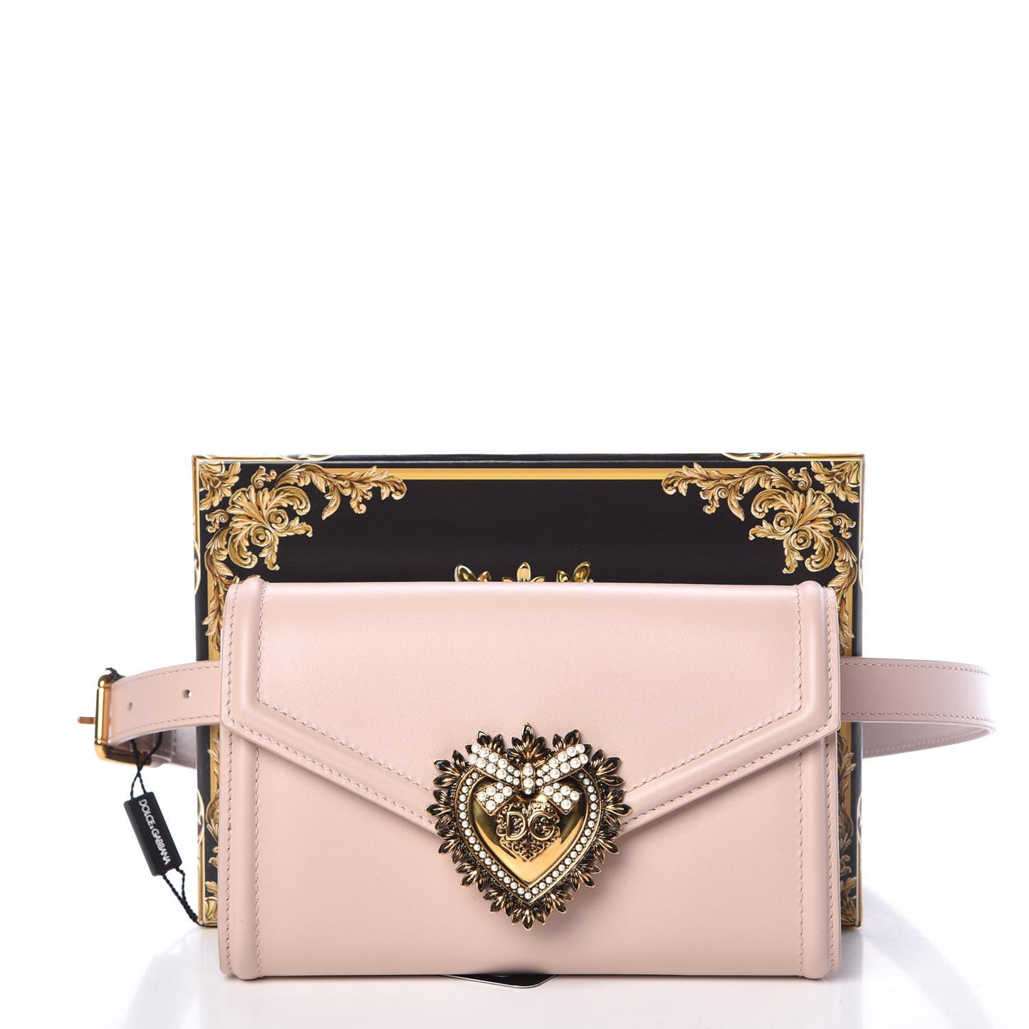 Agnello Vitello Devotion Belt Bag Cipria