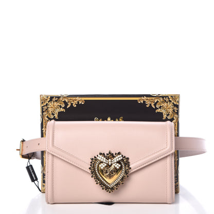 Dolce & Gabbana Agnello Vitello Devotion Belt Bag Cipria 10 of 10