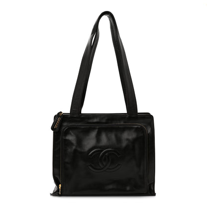 Chanel Lambskin CC Shoulder Bag Black 1 of 10