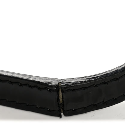 Saint Laurent Patent Matelasse Monogram Toy Vicky Camera Bag Black 11 of 12