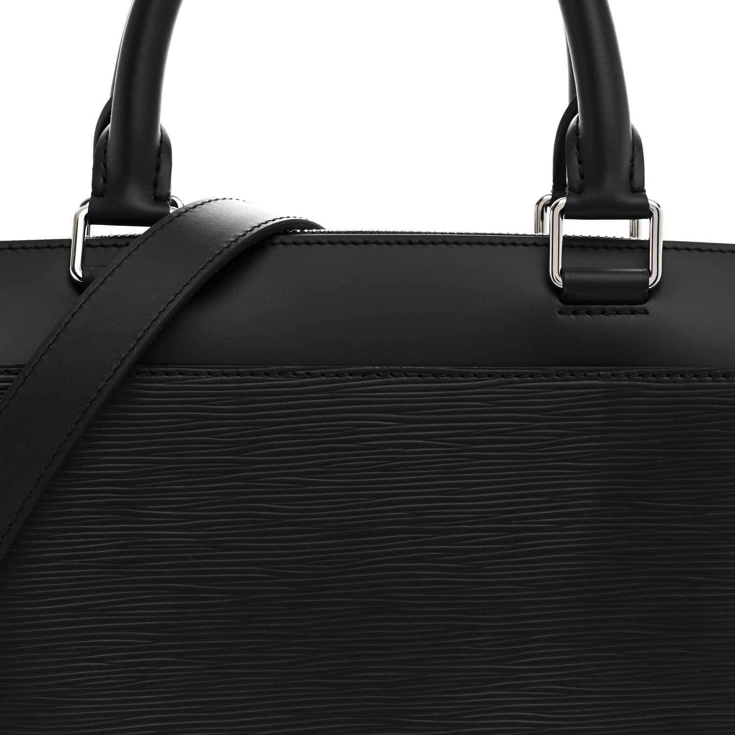 Louis Vuitton Epi Oliver Briefcase Black 7 of 9