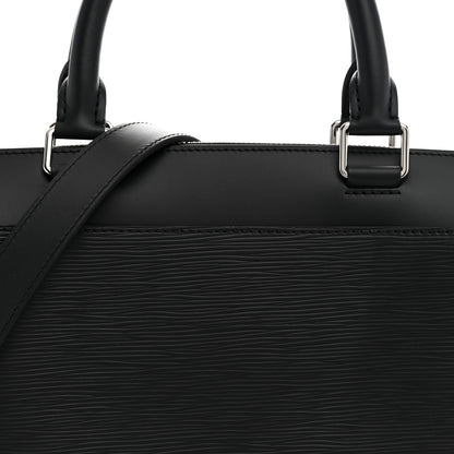 Louis Vuitton Epi Oliver Briefcase Black 7 of 9