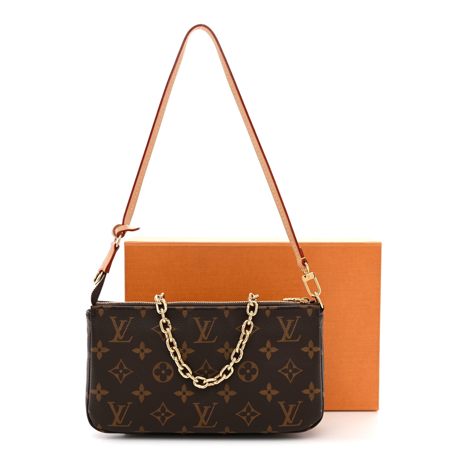 Louis Vuitton Monogram Chain Pochette Accessories 10 of 10