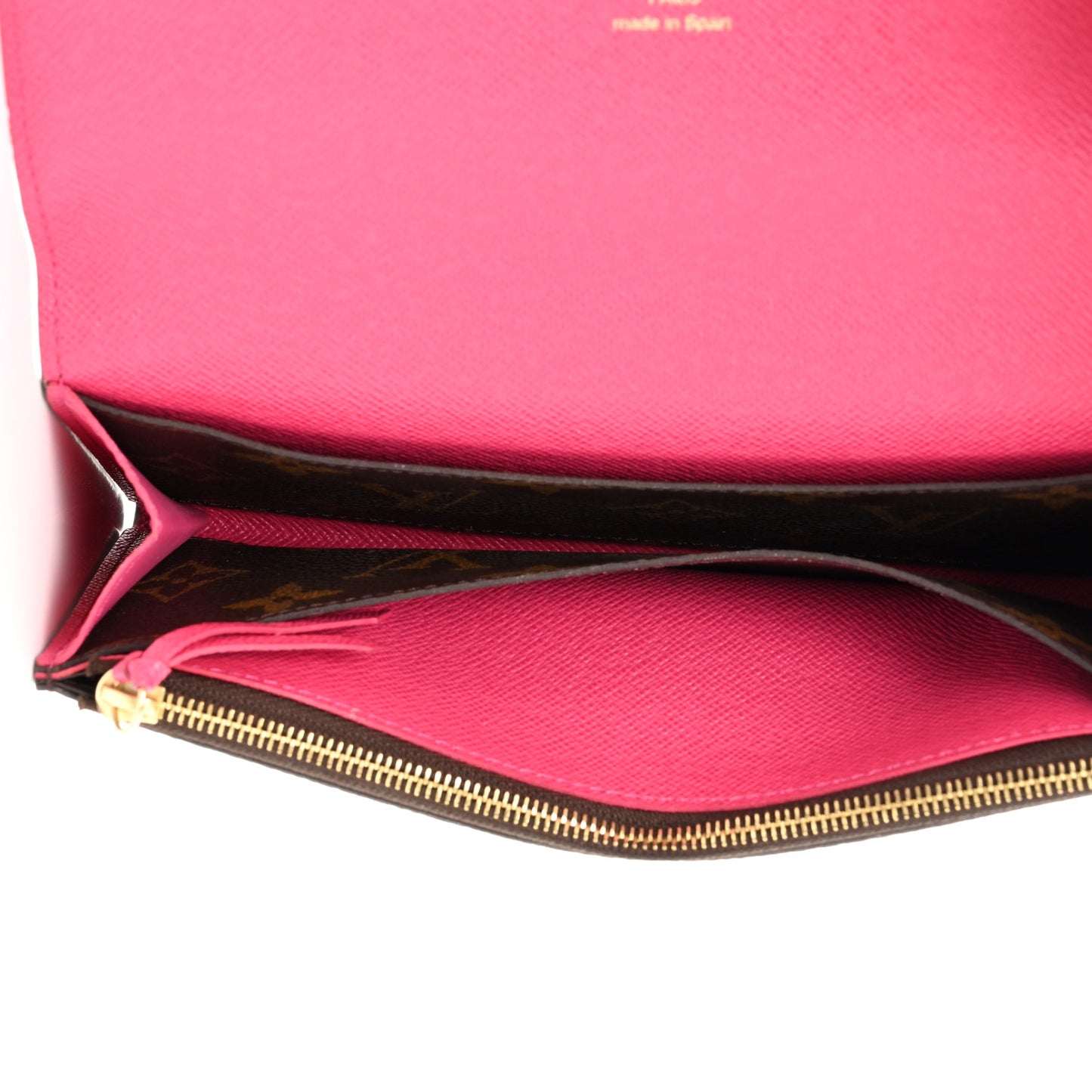 Monogram Emilie Wallet Hot Pink