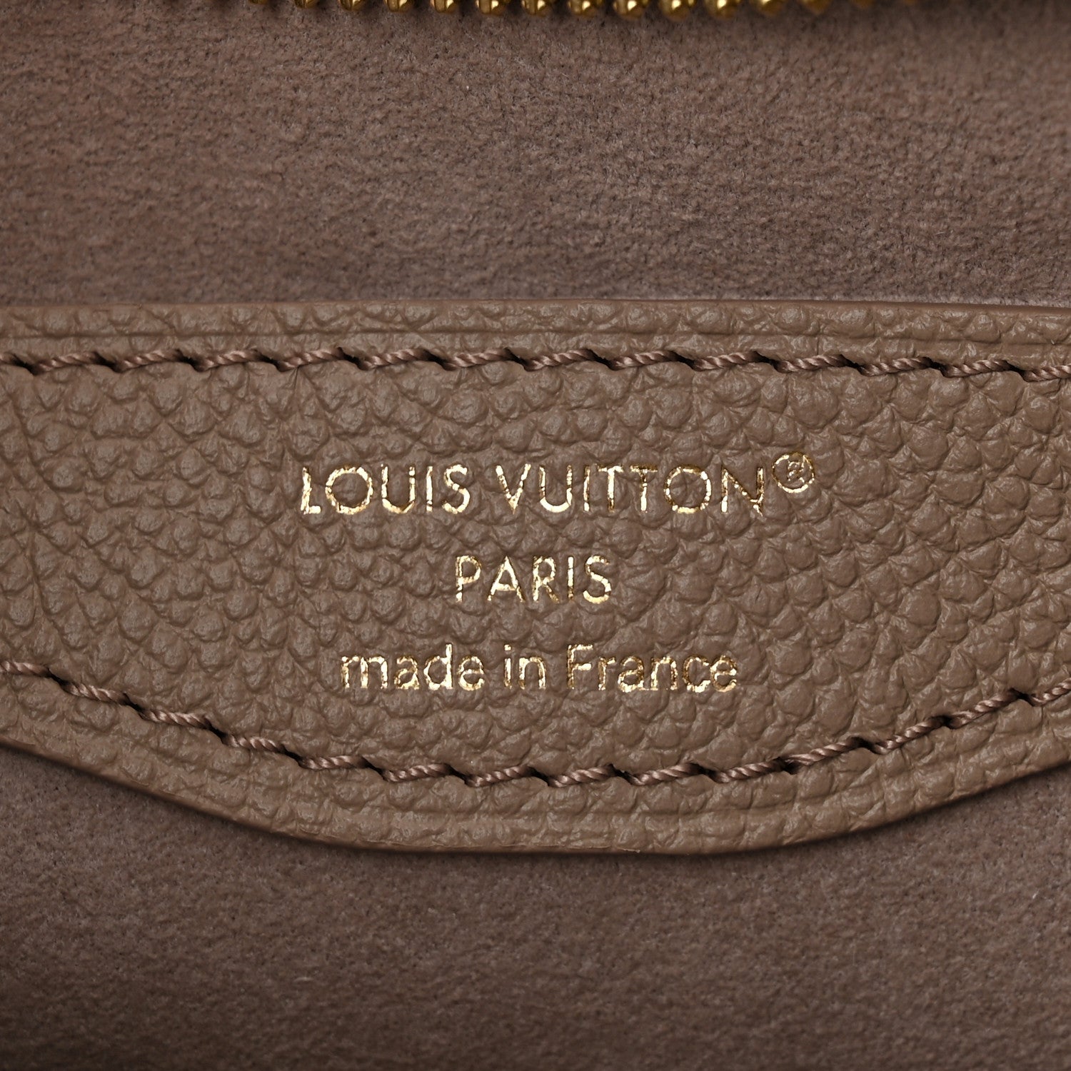 Louis Vuitton Empreinte Monogram Giant Bagatelle NM Tourterelle Creme 6 of 10