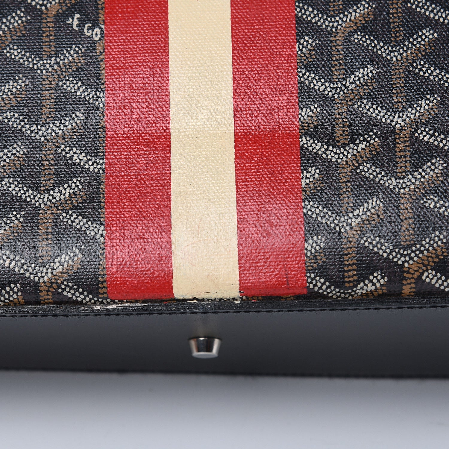 Goyard Goyardine Sac Marie Galante MM Black 16 of 16