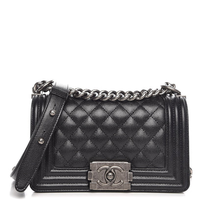 Chanel Caviar Quilted Small Boy Flap Black 1 of 7