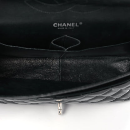 Chanel Patent Quilted Jumbo Double Flap Black 4 of 9