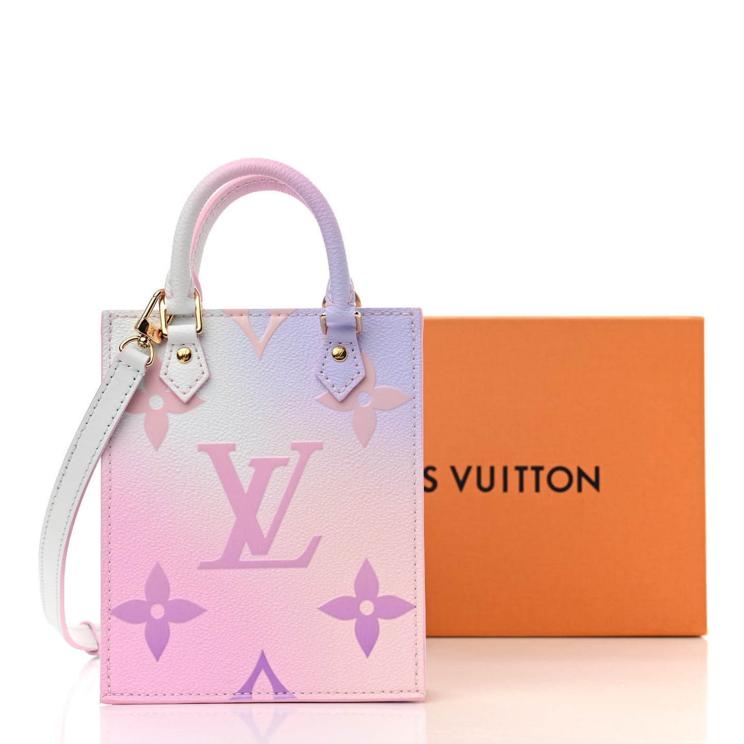 Monogram Giant Spring In The City Petit Sac Plat Sunrise Pastel