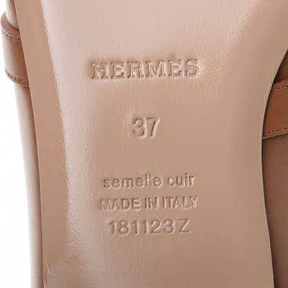 Hermes Calfskin Oz Mules 37 Palissandre 6 of 8