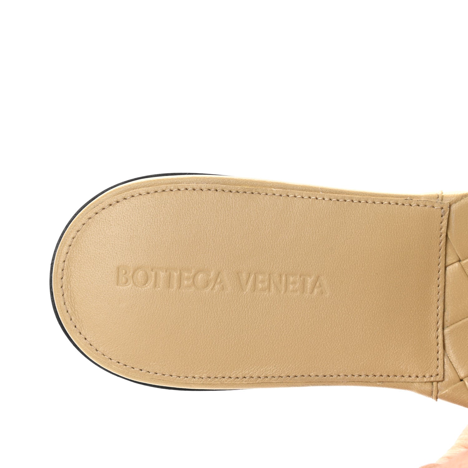 Bottega Veneta Nappa Maxi Intrecciato Lido Flat Sandals 39 Cane Sugar 8 of 8