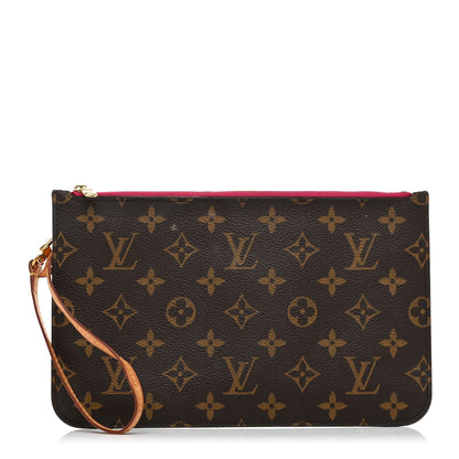 Louis Vuitton Monogram Neverfull MM GM Pochette Pivoine 1 of 10