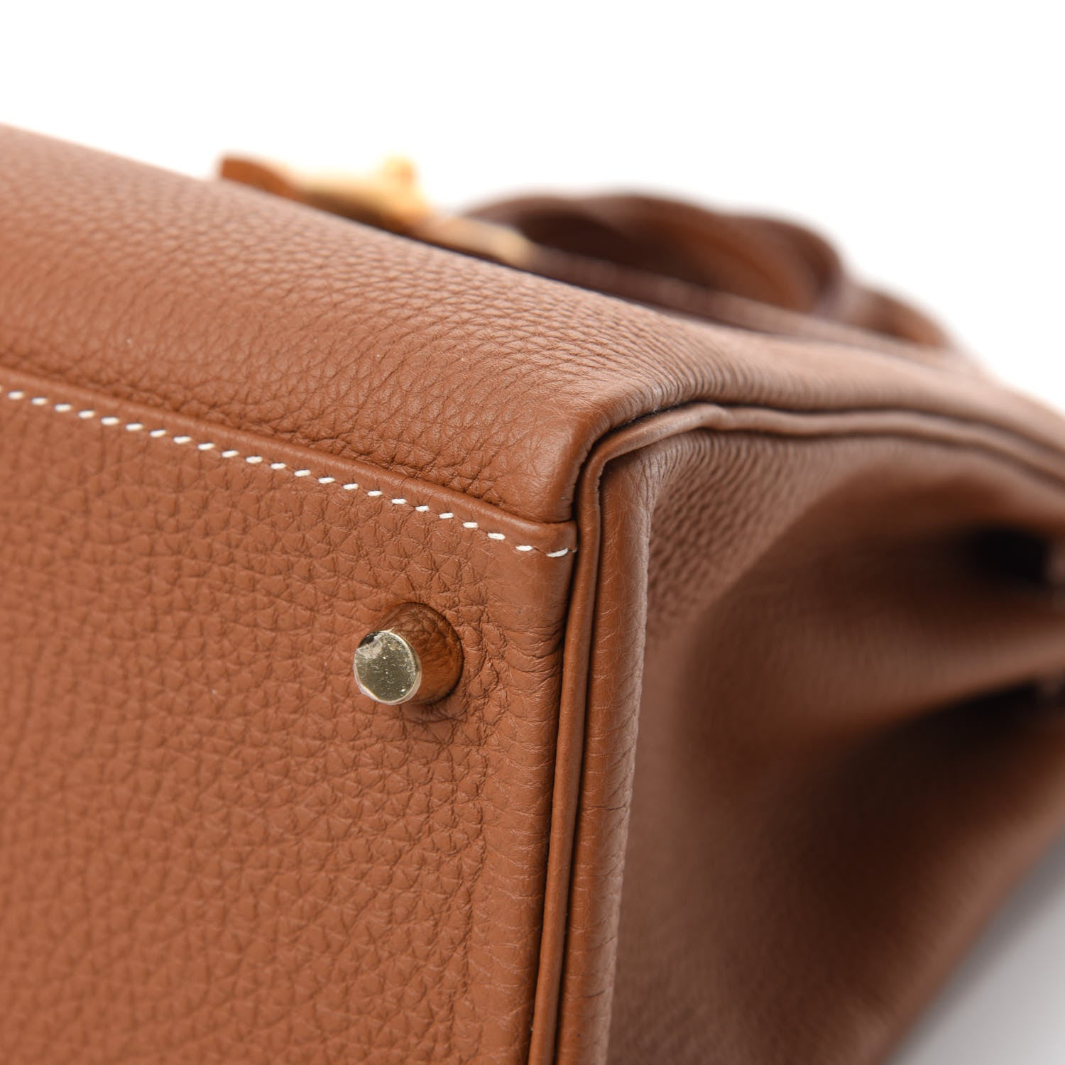 Hermes Togo Kelly Retourne 32 Gold 9 of 12