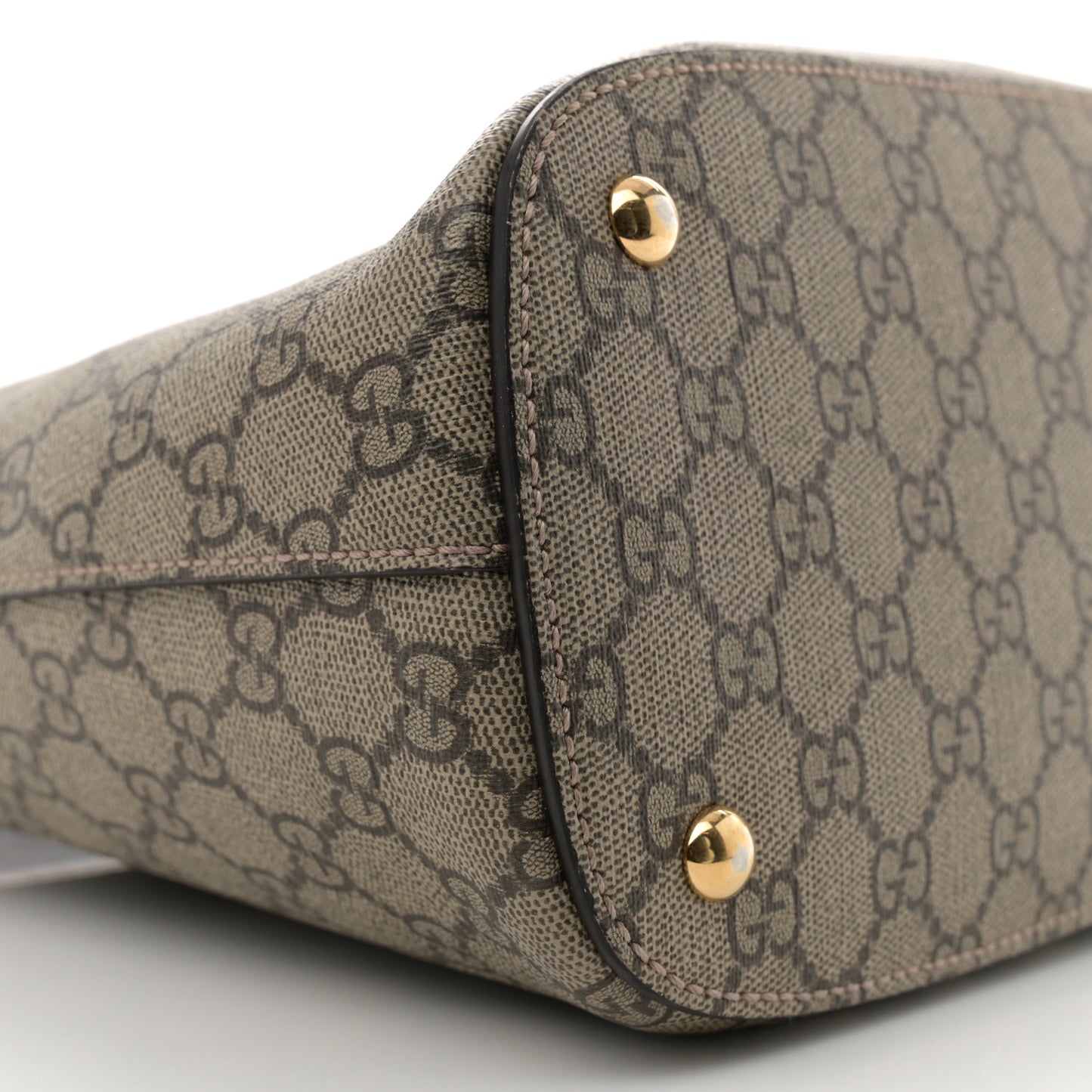 GG Supreme Monogram Linea A Hobo Brown