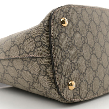 Gucci GG Supreme Monogram Linea A Hobo Brown 9 of 10