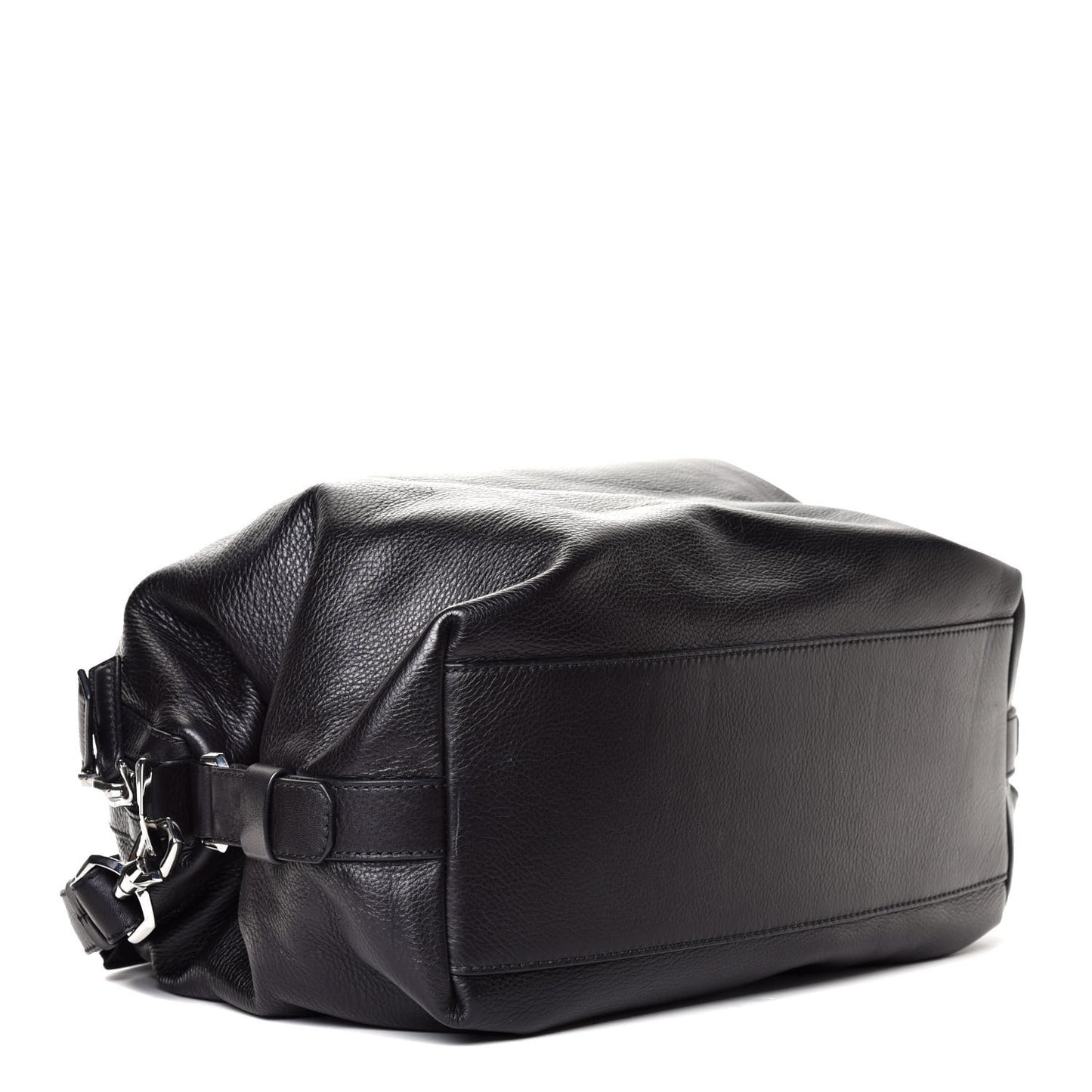 Waxed Calfskin Studded Medium Nightingale Black