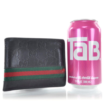 Gucci Mens Guccissima Web Bi-Fold Wallet Black 2 of 7