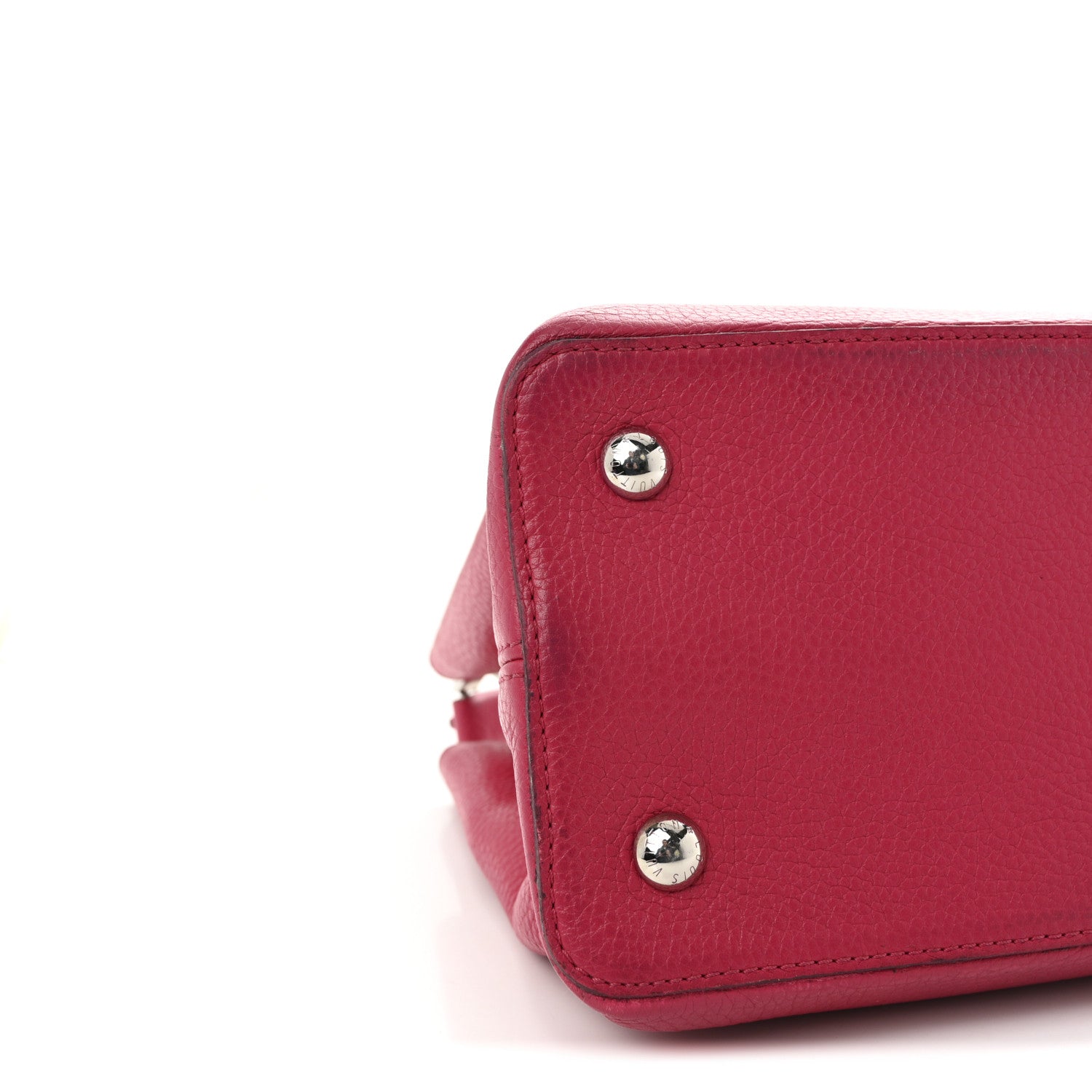 Louis Vuitton Taurillon Capucines GM Fuchsia 8 of 9