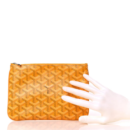 Goyard Goyardine Senat Pochette PM Yellow 2 of 9