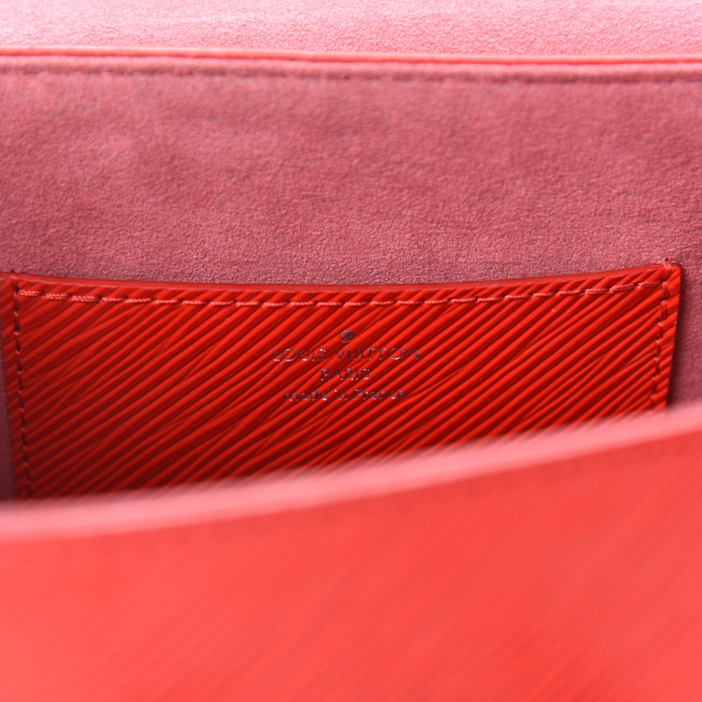 Epi Twist Shoulder Bag MM Coquelicot