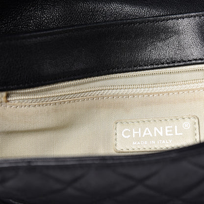 Chanel Washed Lambskin Quilted Maxi Chain Around Flap Black 12 of 15
