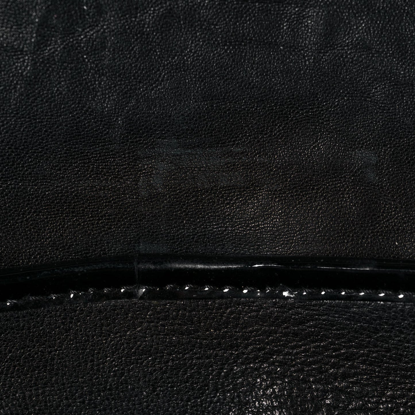 Nappa Patent Large B Bag Black