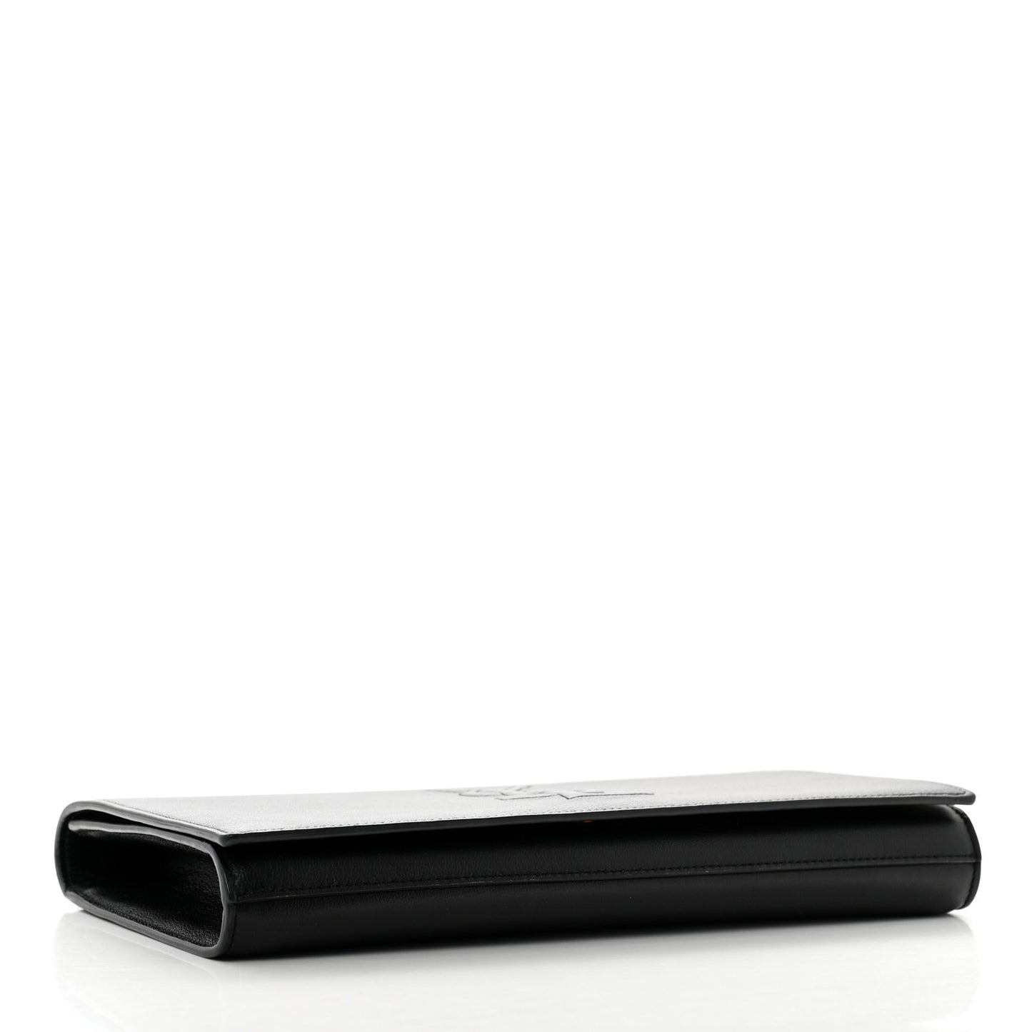 Calfskin Monogram Large Belle De Jour Clutch Black