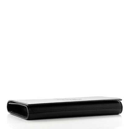 Saint Laurent Calfskin Monogram Large Belle De Jour Clutch Black 4 of 8