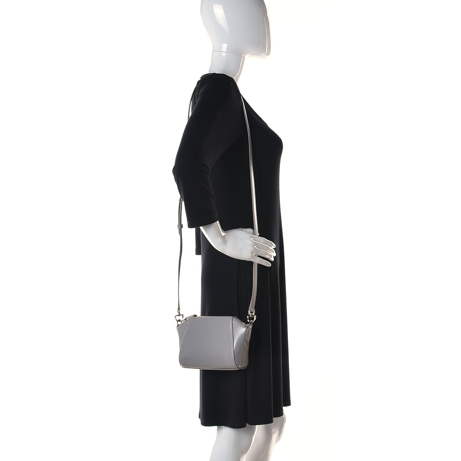 Givenchy Smooth Calfskin Nano Antigona Grey 2 of 9