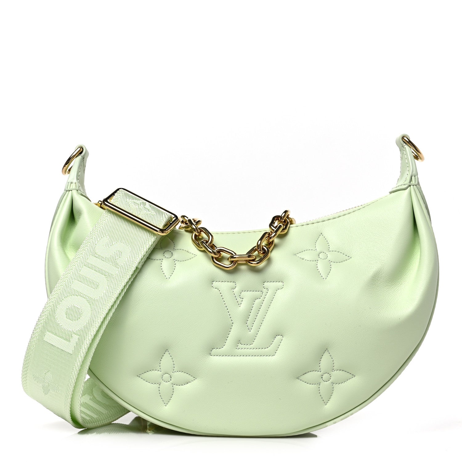 Louis Vuitton Calfskin Bubblegram Over The Moon Light Green 1 of 8