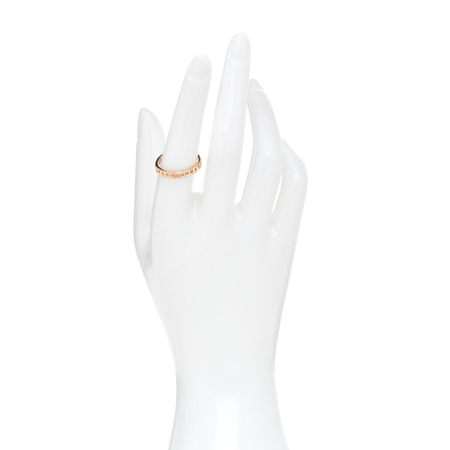 Tiffany 18K Rose Gold Narrow T True Ring 56 7.5 2 of 4