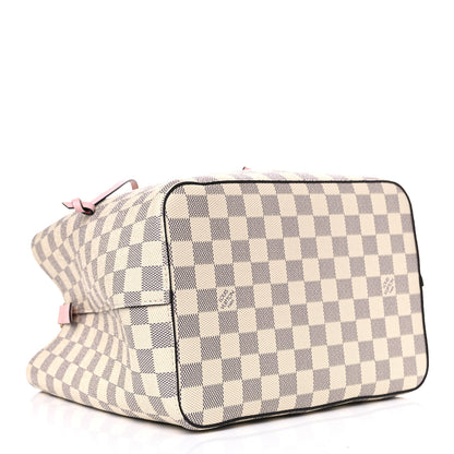 Louis Vuitton Damier Azur Neonoe MM Eau De Rose 4 of 10