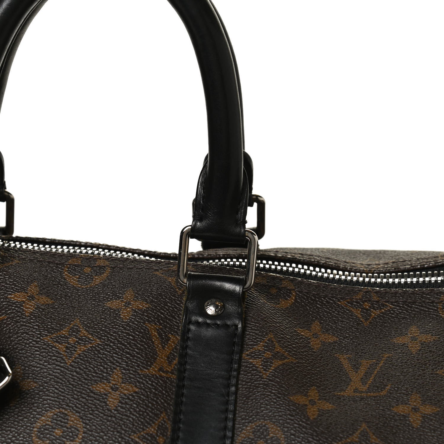 Louis Vuitton Monogram Macassar Keepall Bandouliere 45 14 of 17