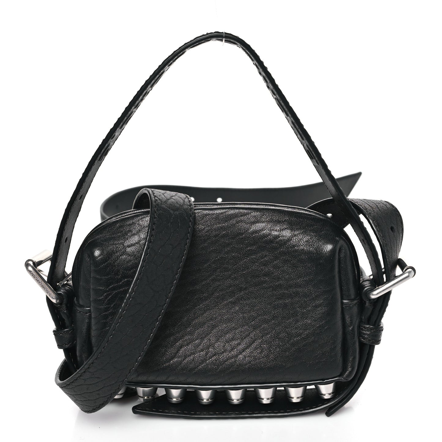 Primal Lambskin Mini Ricco Shoulder Bag Black