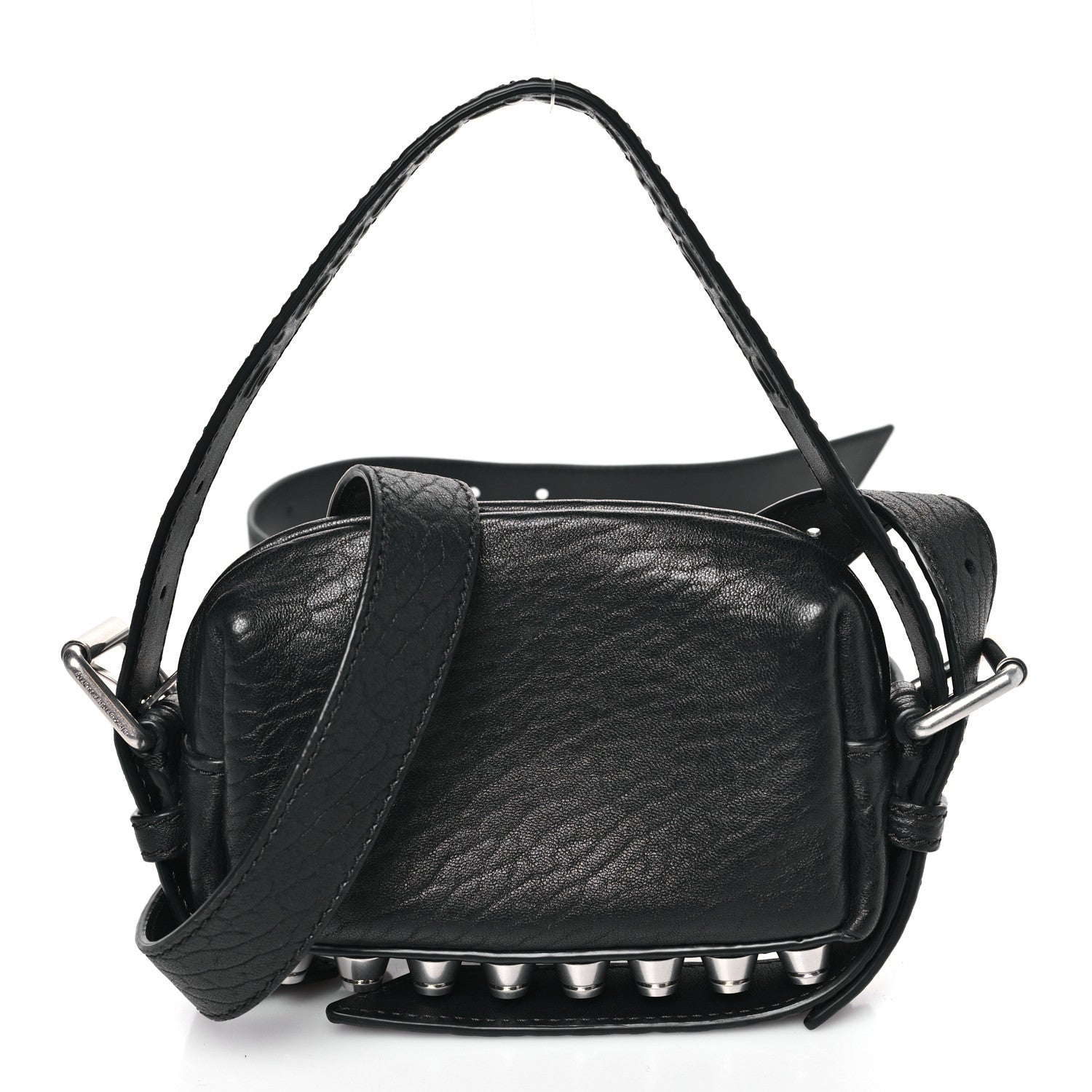 Alexander Wang Primal Lambskin Mini Ricco Shoulder Bag Black 1 of 9