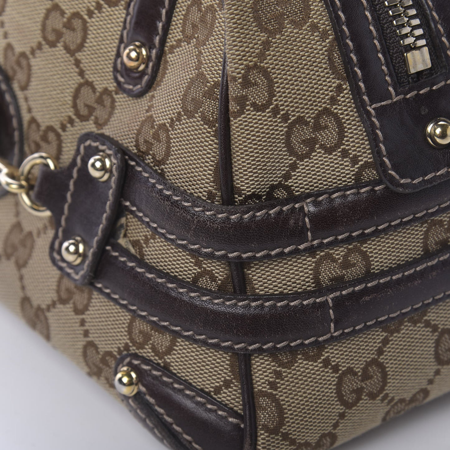 Monogram Medium Wave Boston Dark Brown